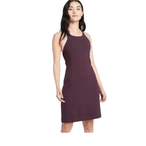 Athleta Havana Purple Reversible Dress XL - Picture 2 of 15